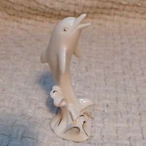 Lenox Elegant Cream Dolphin Figurine